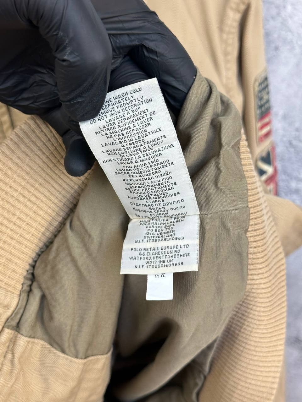 Denim & Supply Ralph Lauren Denim & Supply Ralph Lauren Bomber Jacket Herringbone Flags Size US M / EU 48-50 / 2 - 16 Thumbnail