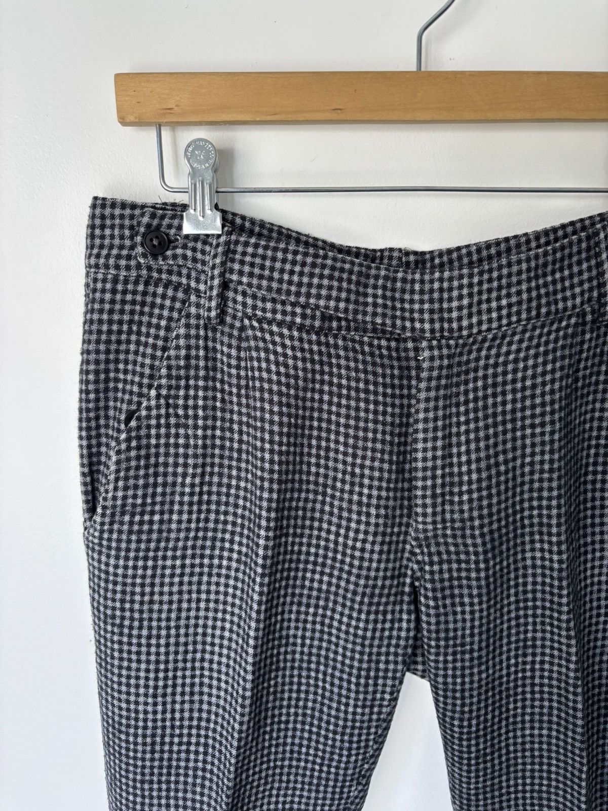 Ann Demeulemeester Ann Demeulemeester Checker Trouser Size US 31 - 3 Thumbnail