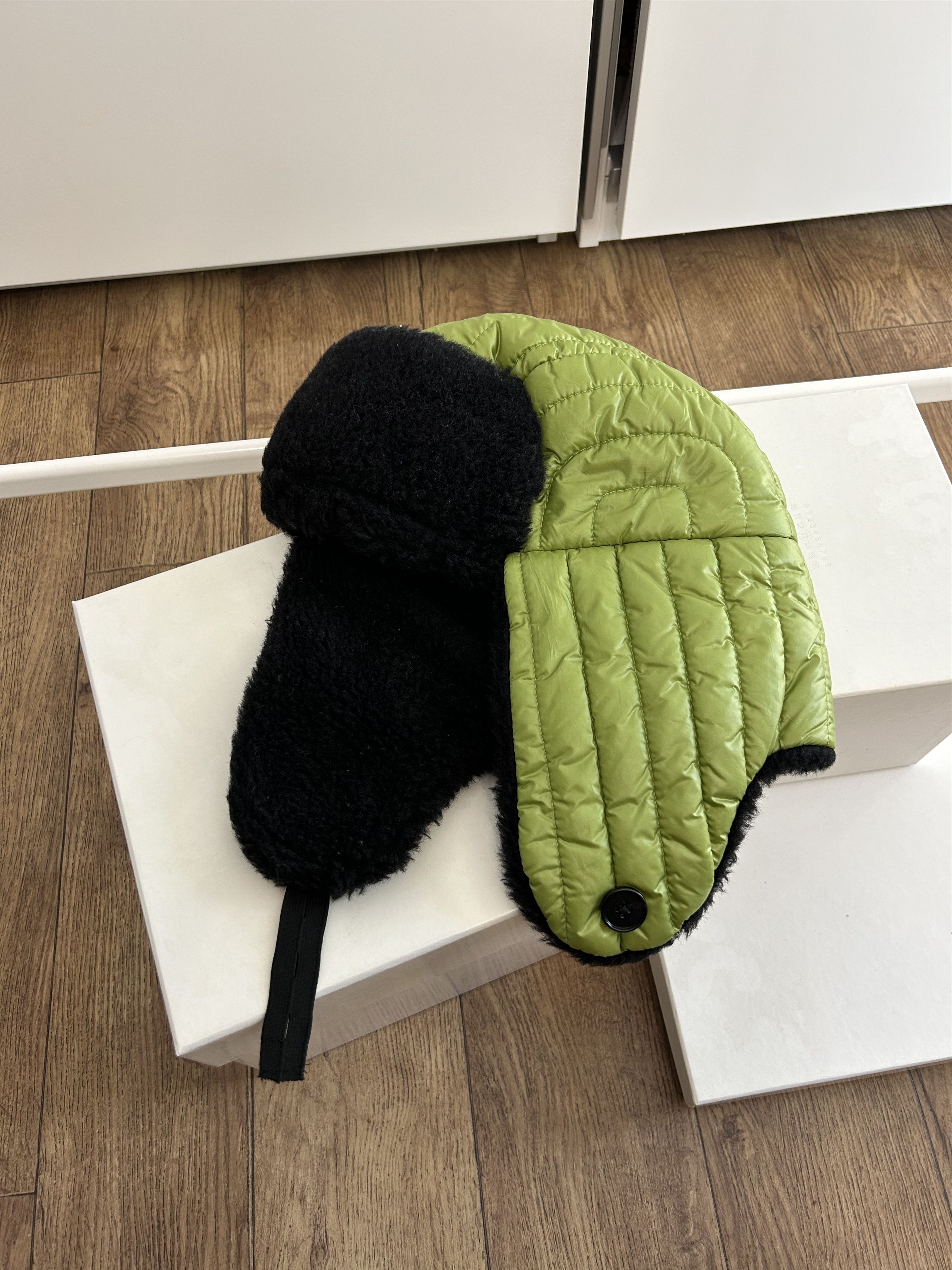 Maison Margiela MAISON MARGIELA Earflap Trooper Hat Size ONE SIZE - 3 Thumbnail