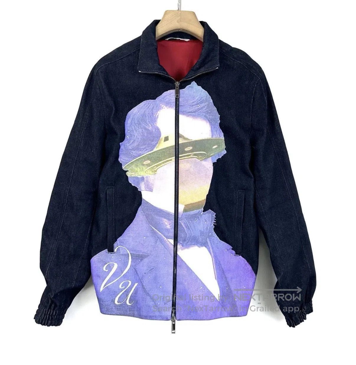 Valentino Black Graphic Print Zip. Size US S / EU 44-46 / 1 - 1 Thumbnail