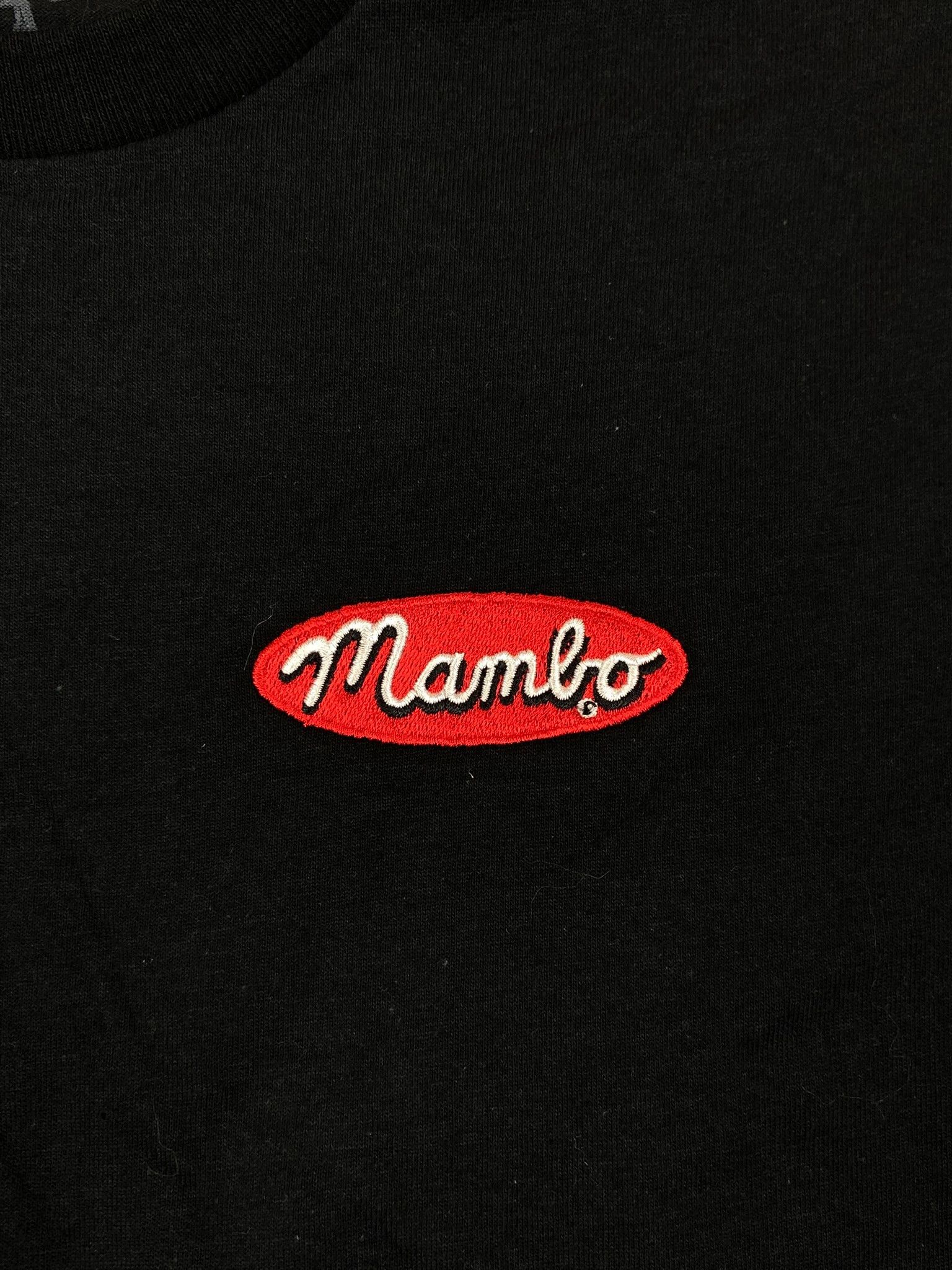 Mambo Mambo T-Shirt Black Mini Embroidered Logo Back Print Size US S / EU 44-46 / 1 - 2 Thumbnail