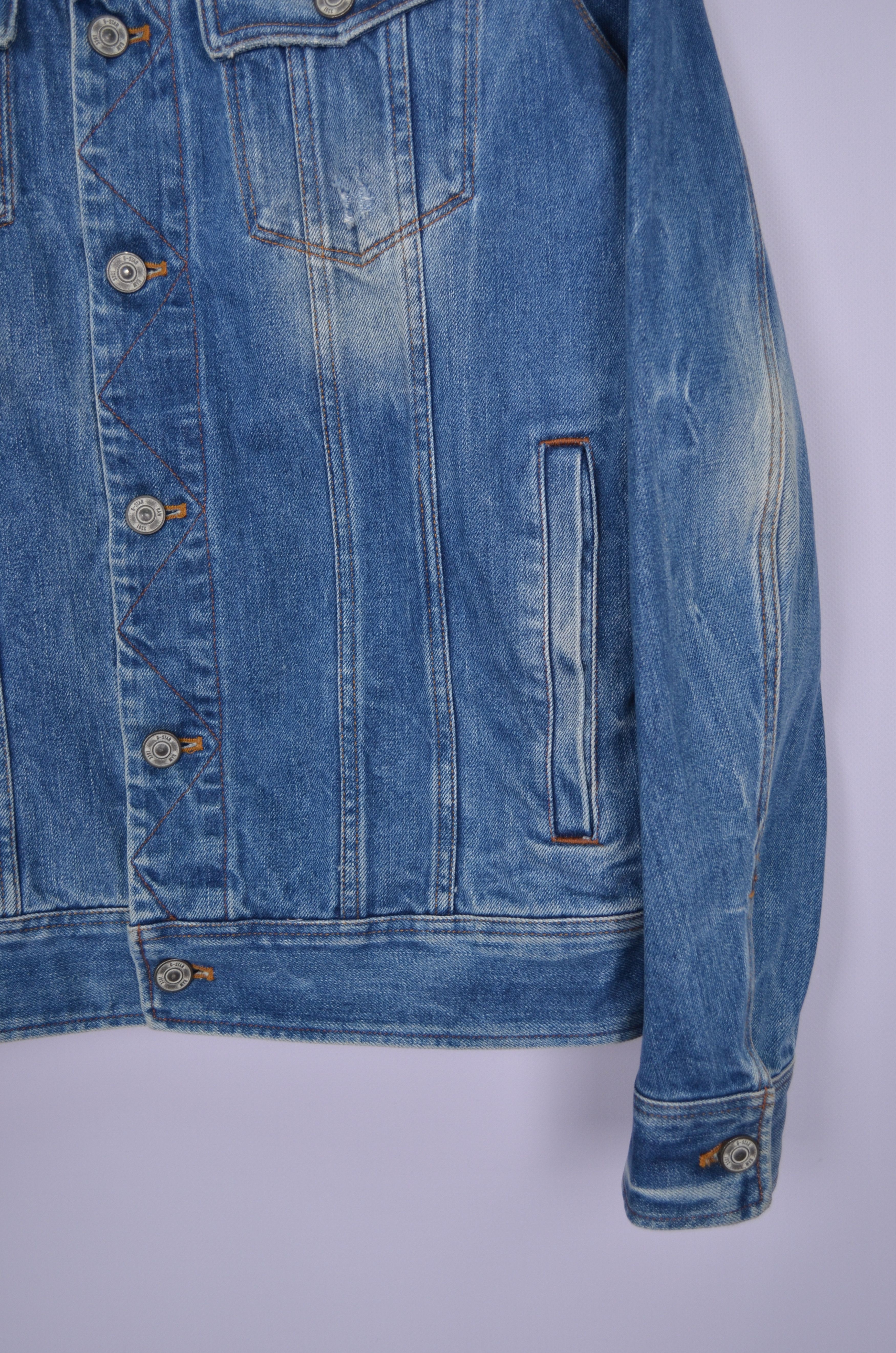 Designer × G-Star G-STAR Slim Tailor 3D JKT Jacket Denim Trucker Faded M Size US M / EU 48-50 / 2 - 6 Thumbnail