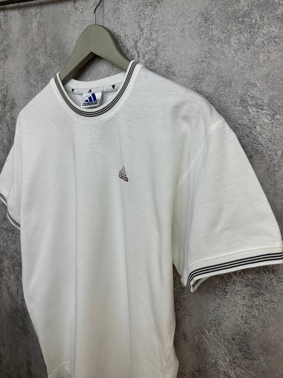 Adidas Adidas Vintage Retro Ringer T-Shirt White Small Logo Size US S / EU 44-46 / 1 - 5 Thumbnail