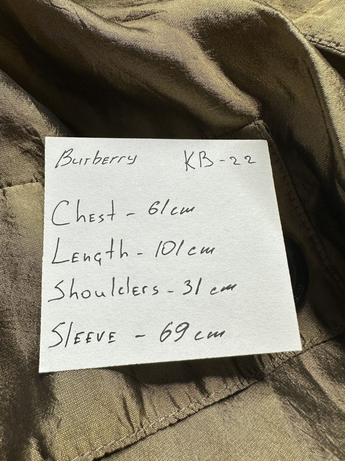 Burberry Burberry Silk Luxury Gold Gradient Trench Coat Jacket Size M / US 6-8 / IT 42-44 - 13 Thumbnail