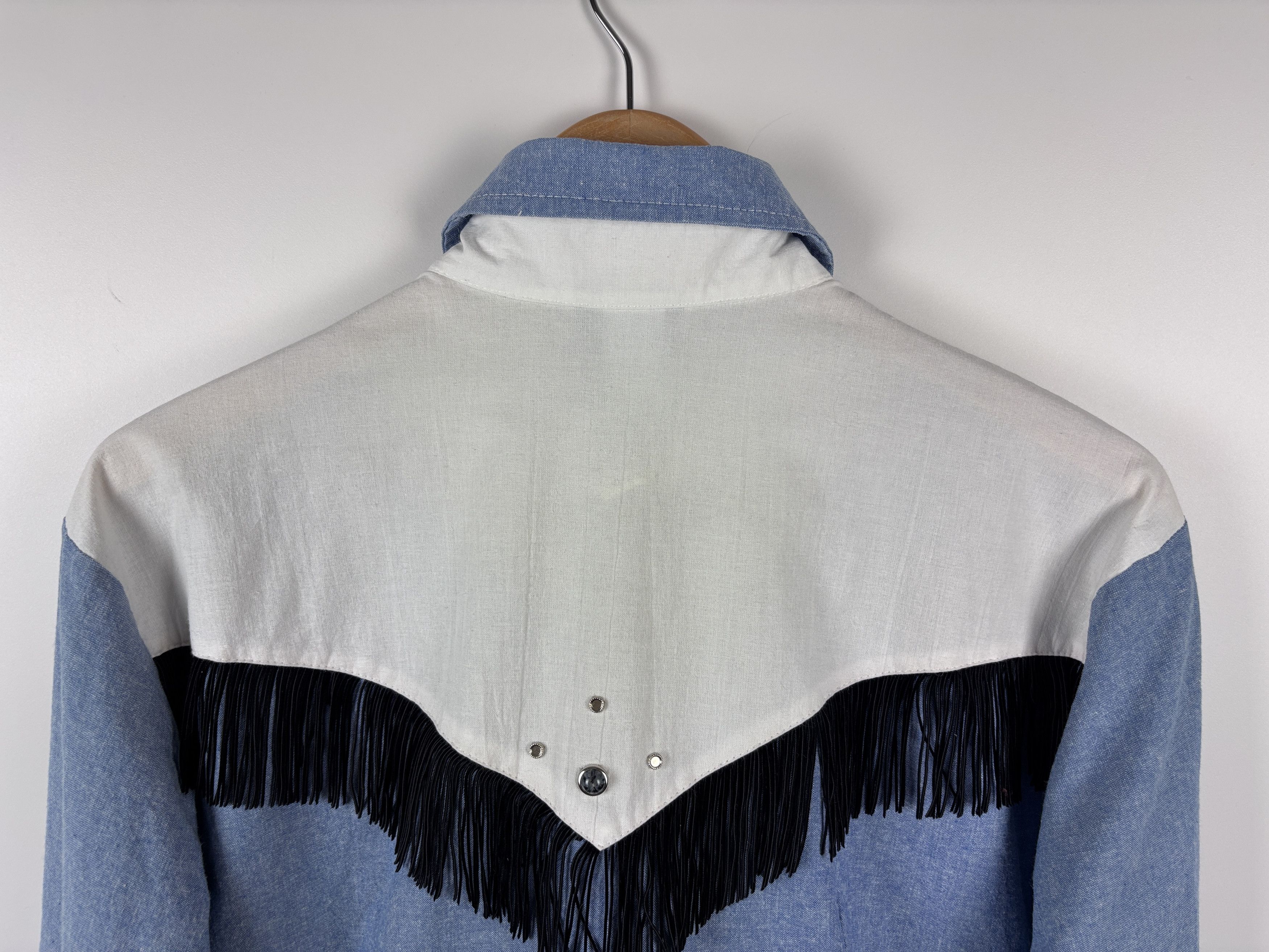 Cowboy Equipment × Vintage Vintage 1849 Authentic Ranchwear Crop Shirt Made in USA M Size M / US 6-8 / IT 42-44 - 6 Thumbnail