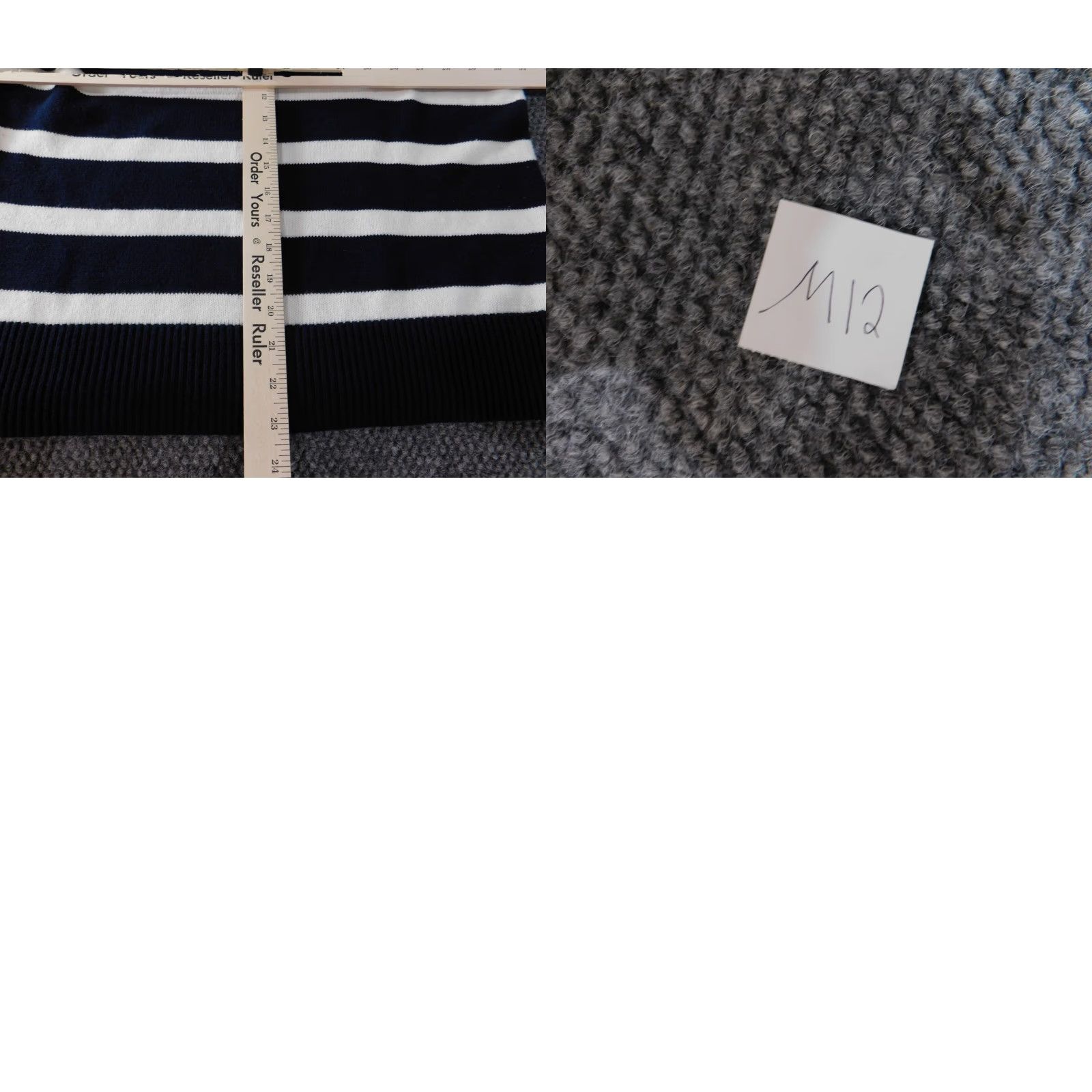 Loft LOFT Sweater Small Blue Striped Pullover Womens Crewneck, Knit, Cotton, Long Sleeve, Regular, Machine Washable, Fall Winter Spring, Casual, Vintage No Size S / US 4 / IT 40 - 9 Thumbnail
