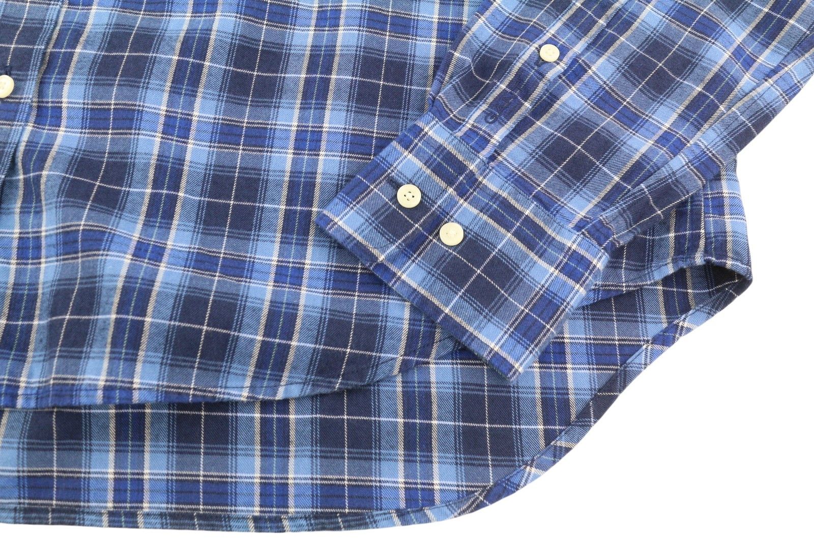Gant FLANNEL CHECK EU36 Blue Button-Down Plaid Shirt 85125 Size S / US 4 / IT 40 - 5 Thumbnail