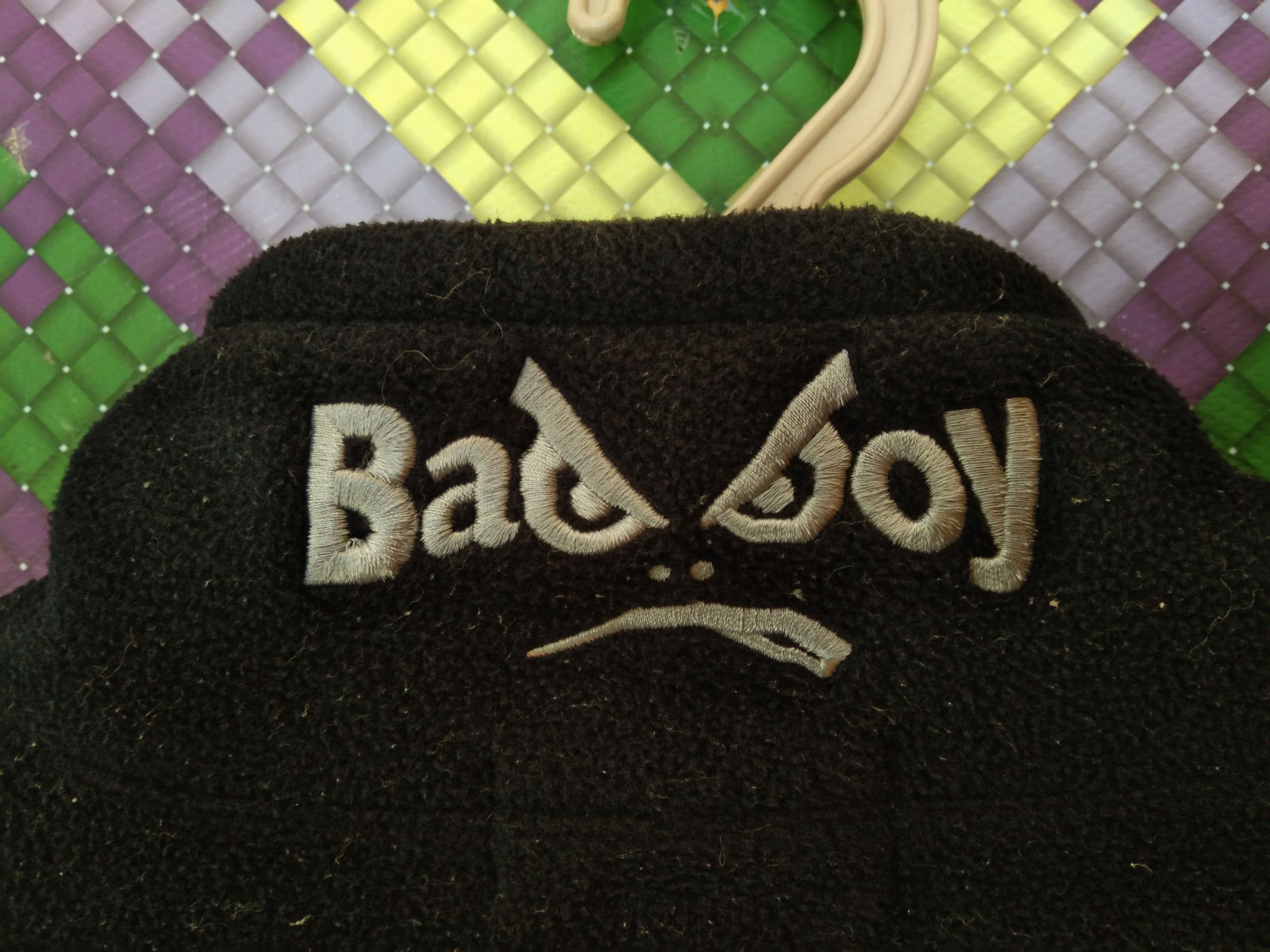 Japanese Brand AW VINTAGE BADBOY HALF-ZIPPER FLEECE SWEATER Size US L / EU 52-54 / 3 - 7 Thumbnail