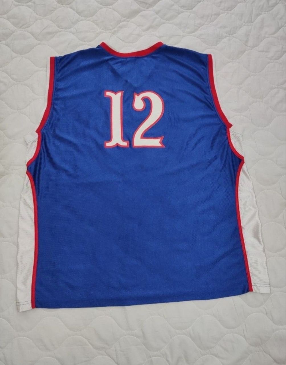 Adidas × NBA × Vintage Authentic Adidas Vintage KU Kansas NBA #25 Danny Manning Size US XL / EU 56 / 4 - 7 Thumbnail