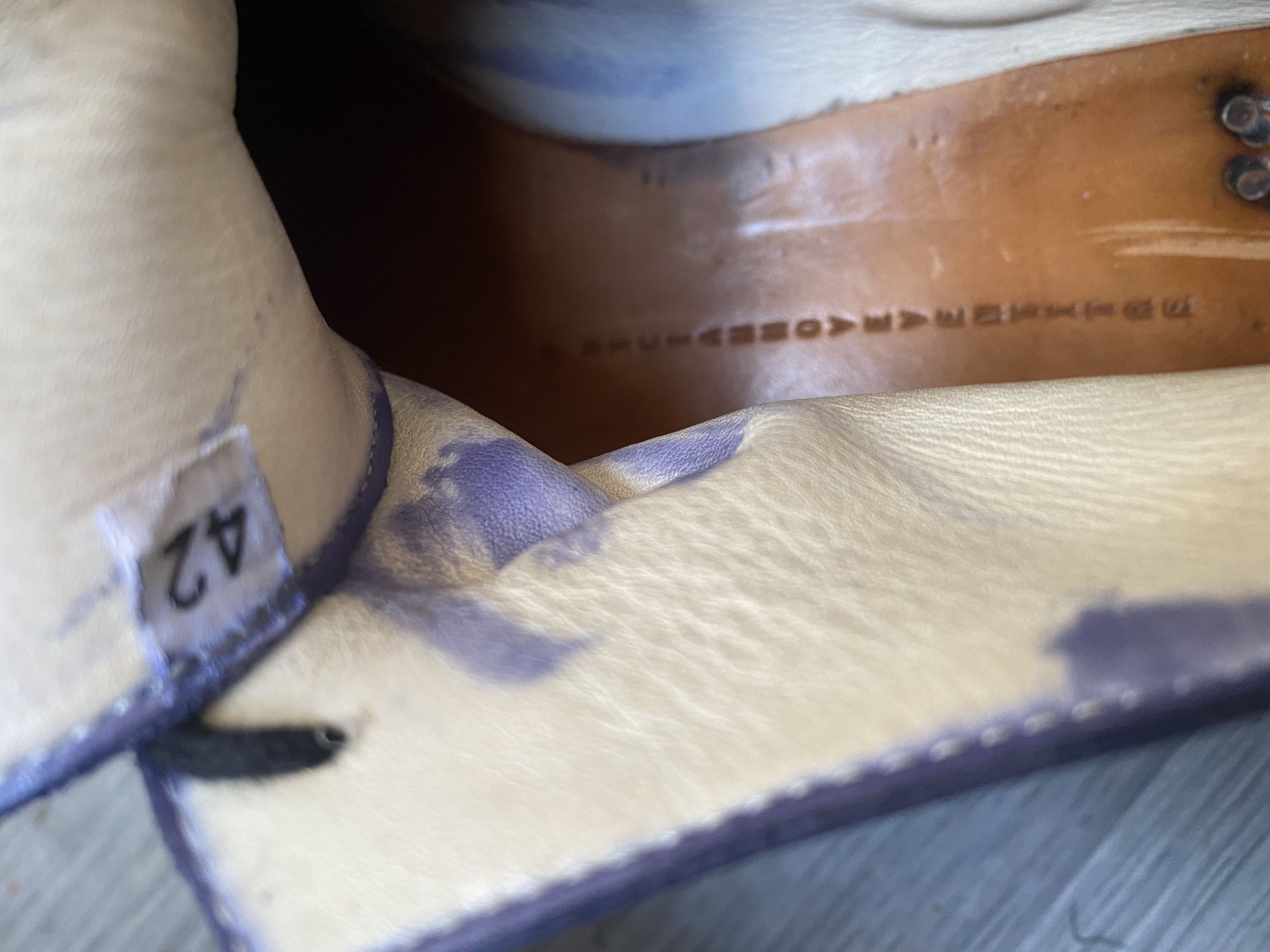 A1923 Augasta Dicianno Veventitre horse purple sz 43 Size US 9 / EU 42 - 13 Thumbnail
