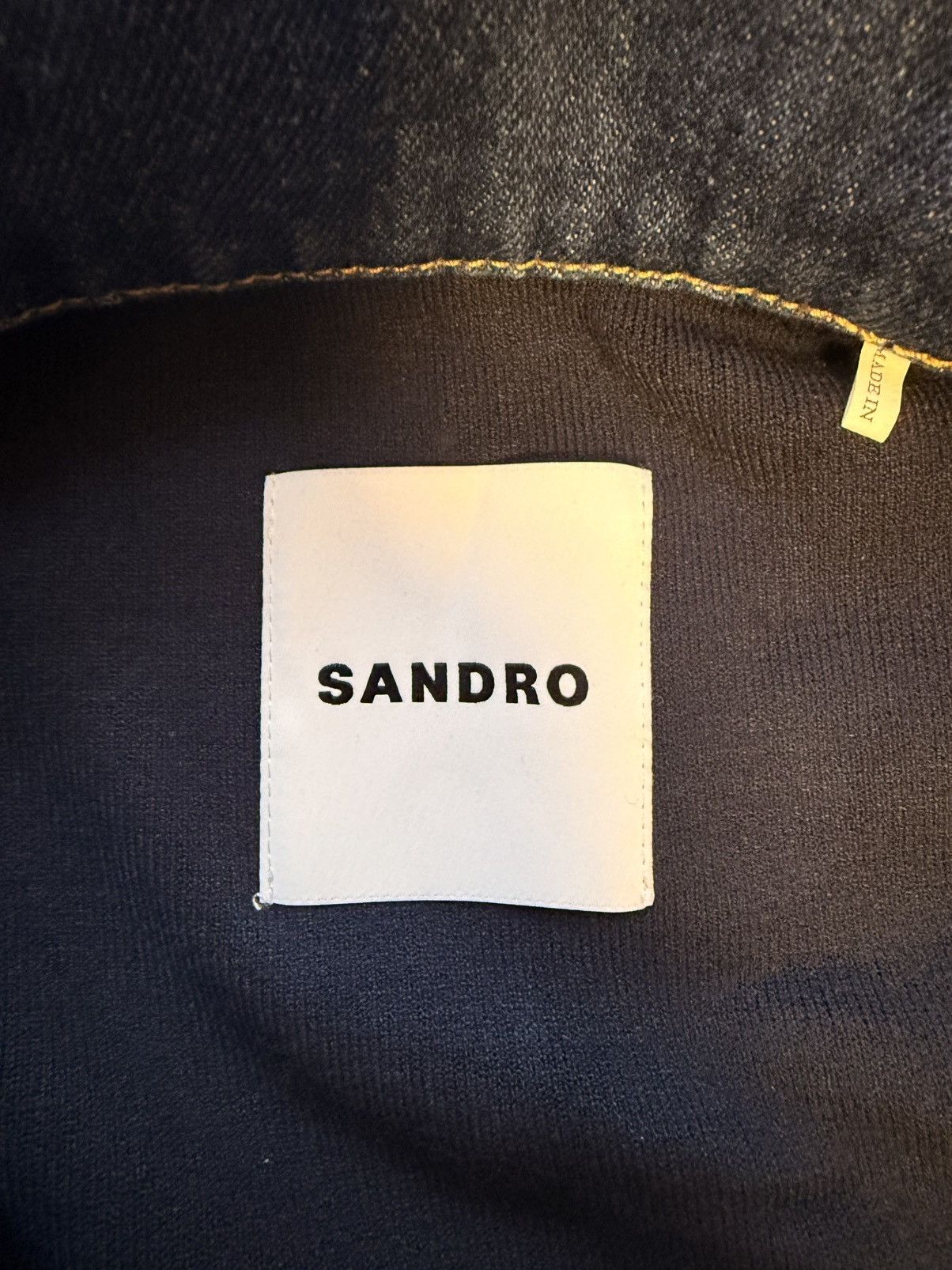 Sandro Sandro Granville Denim Cardigan Size XS / US 0-2 / IT 36-38 - 4 Thumbnail