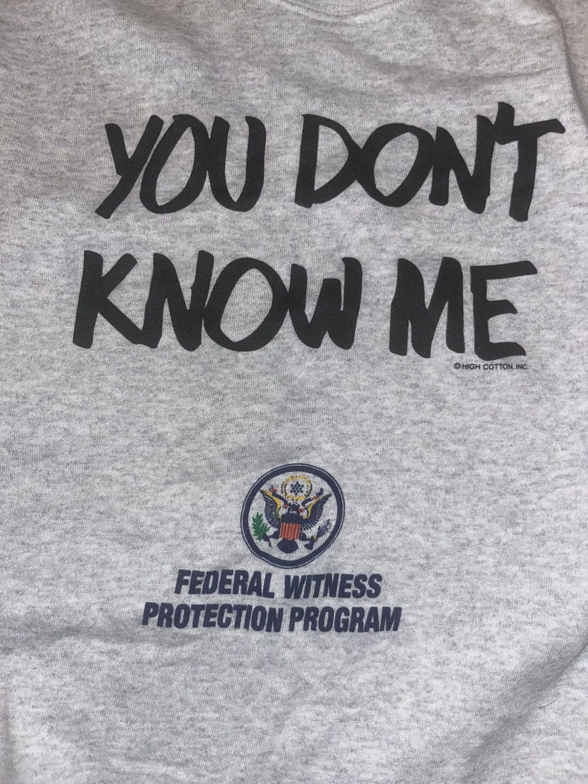 Hanes Federal Witness Protection Crewneck Size US XL / EU 56 / 4 - 2 Thumbnail