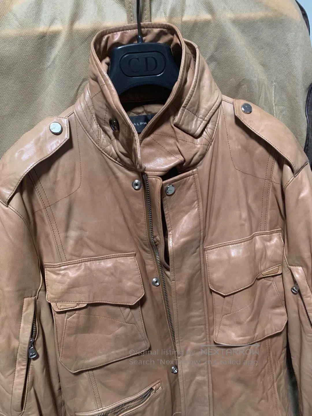 Ralph Lauren Black Label ralph lauren leather jacket in classic style. Size US S / EU 44-46 / 1 - 7 Thumbnail