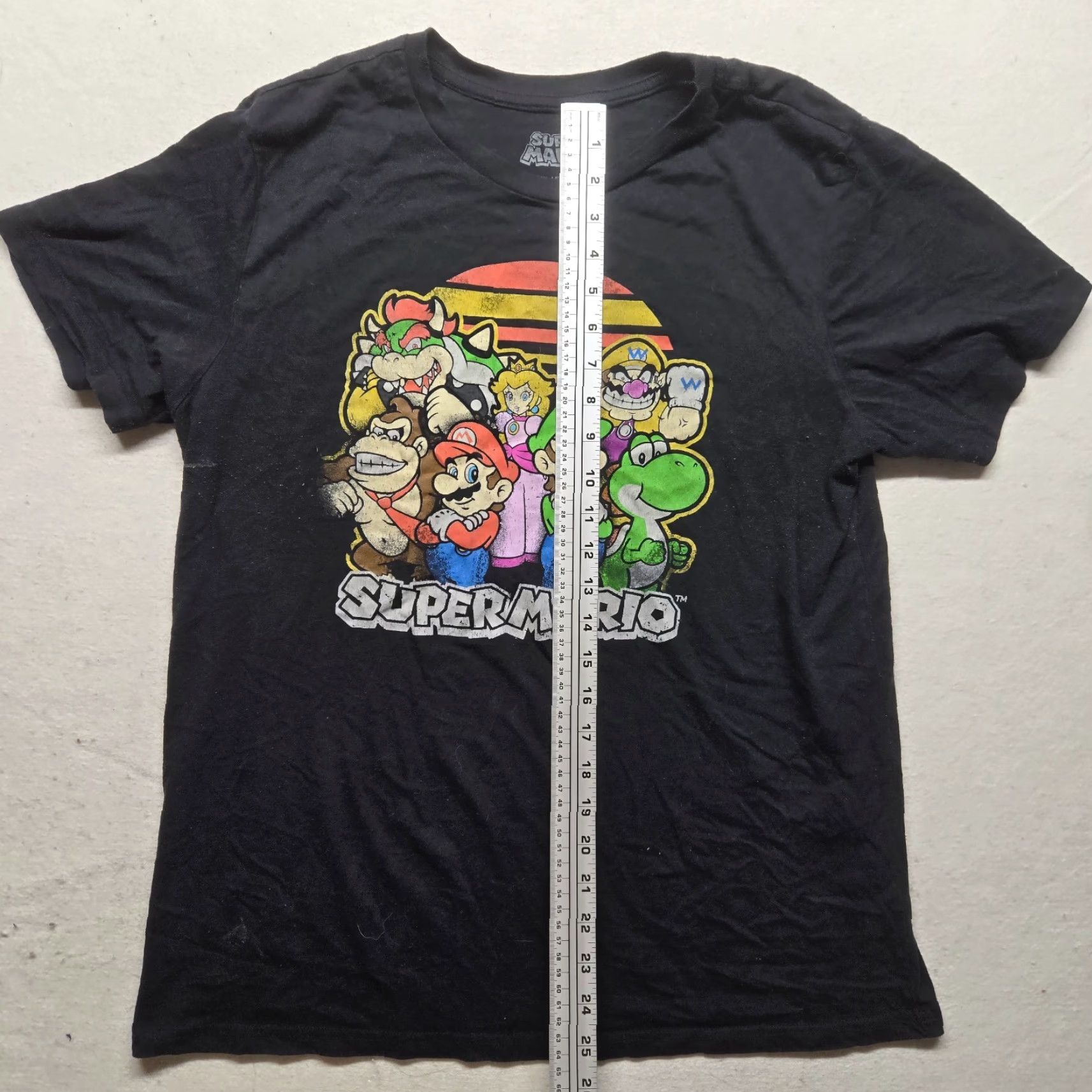Nintendo Nintendo Super Mario Luigi Black T-Shirt Short Sleeve Adult Men's XL Size US XL / EU 56 / 4 - 5 Thumbnail