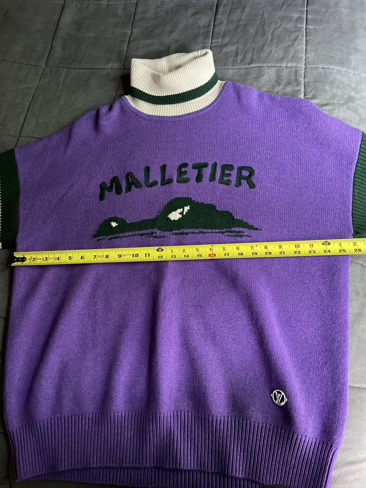 Louis Vuitton Louis Vuitton Purple Malletier Rollneck Pullover Size US XL / EU 56 / 4 - 11 Thumbnail