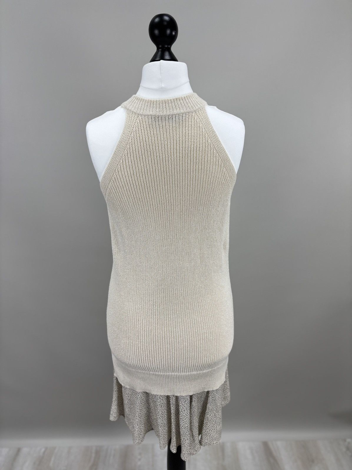 Allsaints × Designer Womens dress AllSaints Size XS/S Color Beige Size S / US 4 / IT 40 - 5 Thumbnail