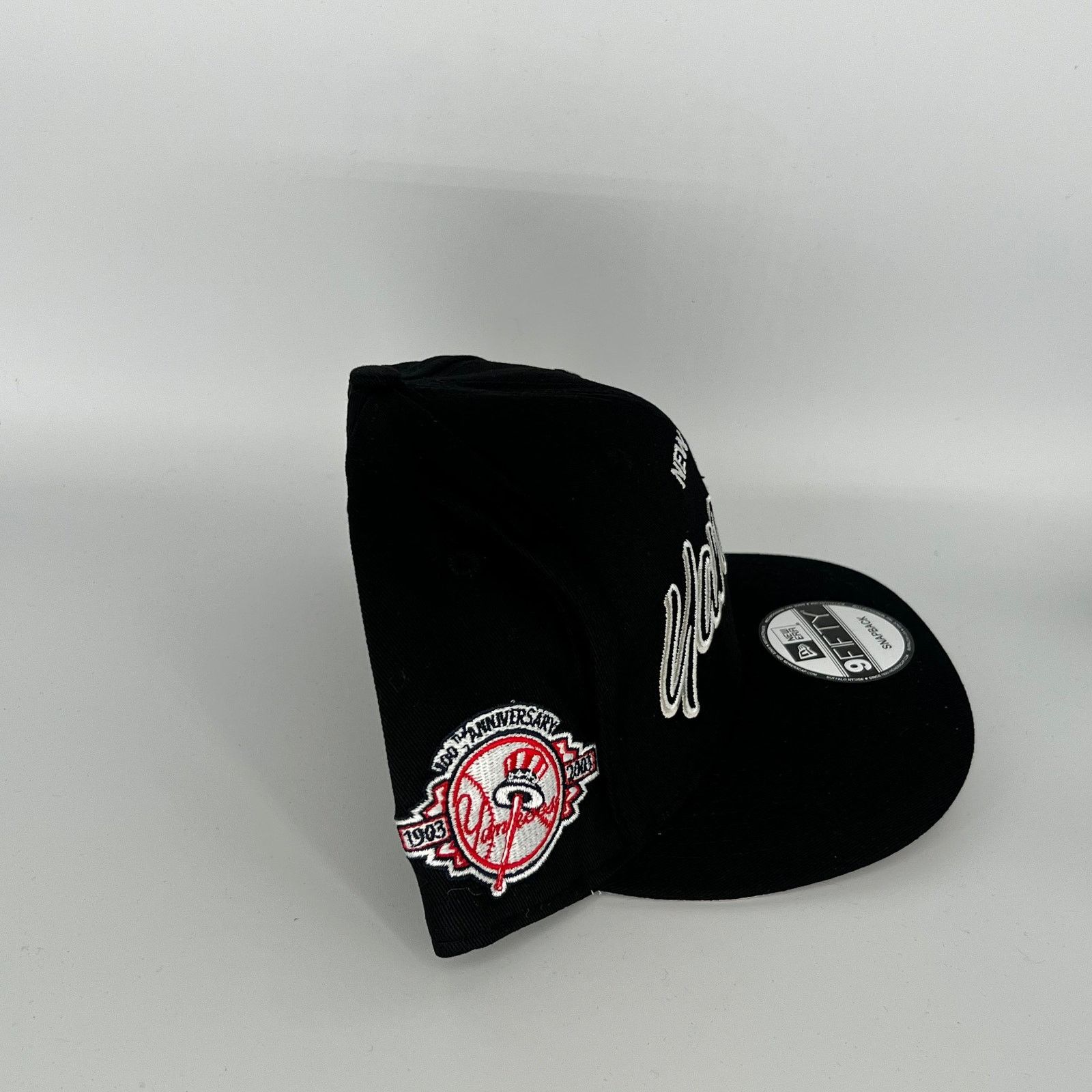 New Era Black New York Yankees100th Anniversary New Era MLB Size ONE SIZE - 3 Thumbnail