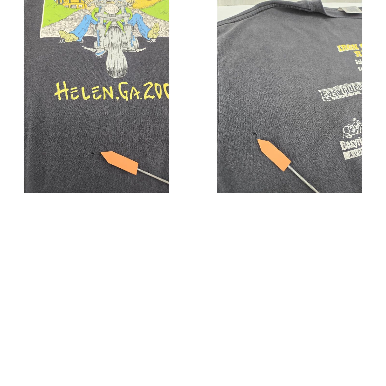 Vintage VINTAGE Heavy Distressed Dixie Rider Motorcycle Helen GA 2002 Men's XL Shirt Size US XL / EU 56 / 4 - 11 Thumbnail