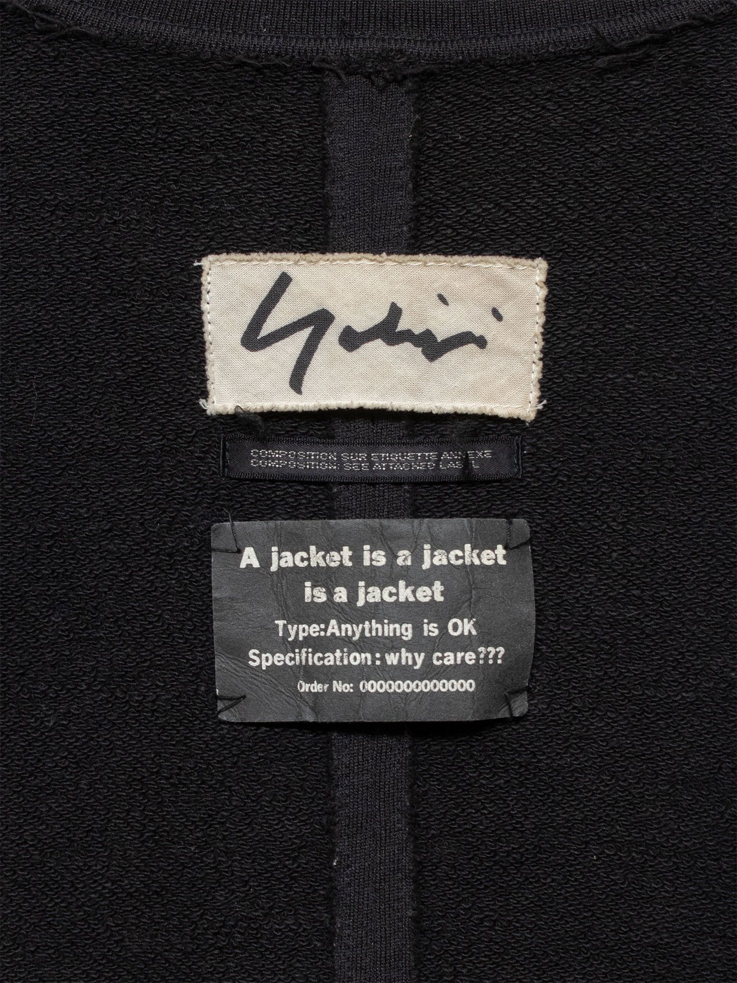 Yohji Yamamoto Yohji Yamamoto SS95 Mandarin Collar Jacket Size US M / EU 48-50 / 2 - 10 Thumbnail