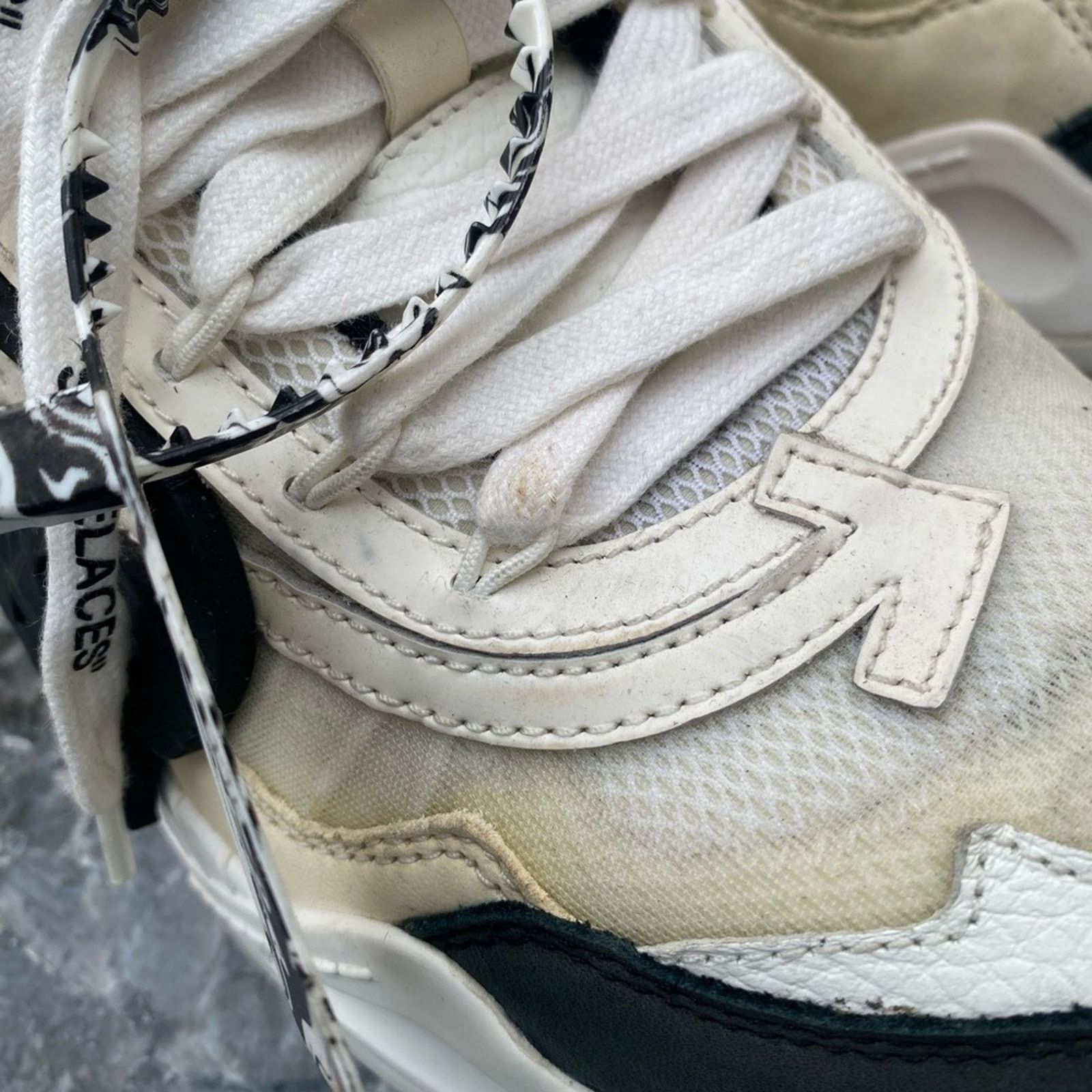 Off-White Off-White ODSY-1000 x Katsu White and Black Men’s Size 43 Size US 10 / EU 43 - 6 Thumbnail