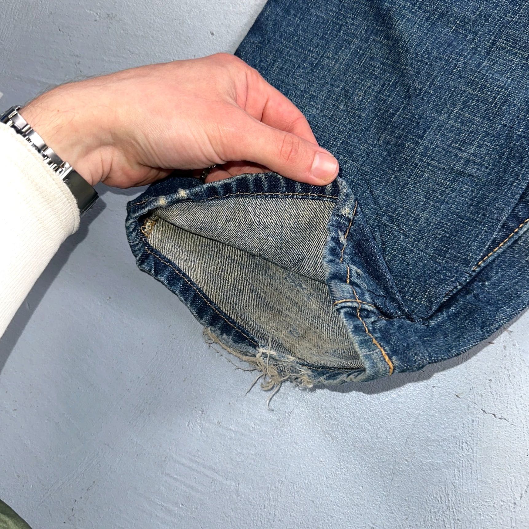 Levi's Levi's 501 Jeans Vintage 90s Straight Leg Levis 501 Denim Jeans 34x34 Men 34 Blue Regular Mid Rise 90s Theme Size US 34 / EU 50 - 5 Thumbnail