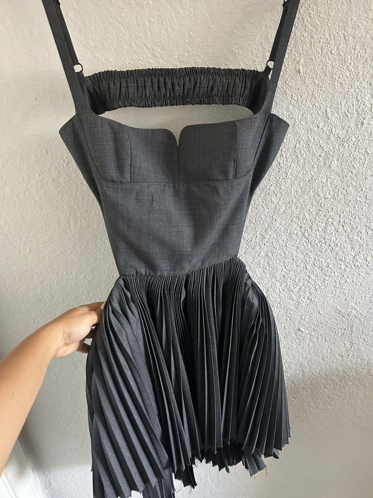 Shushu/Tong SHUSHU/TONG open-back pleated minidress Size M / US 6-8 / IT 42-44 - 5 Thumbnail