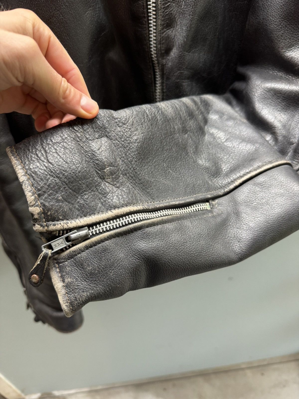 Indian Motorcycle Rare 1960’s Indian Motorcycle Racing Cafe Style Leather Size US XL / EU 56 / 4 - 4 Thumbnail