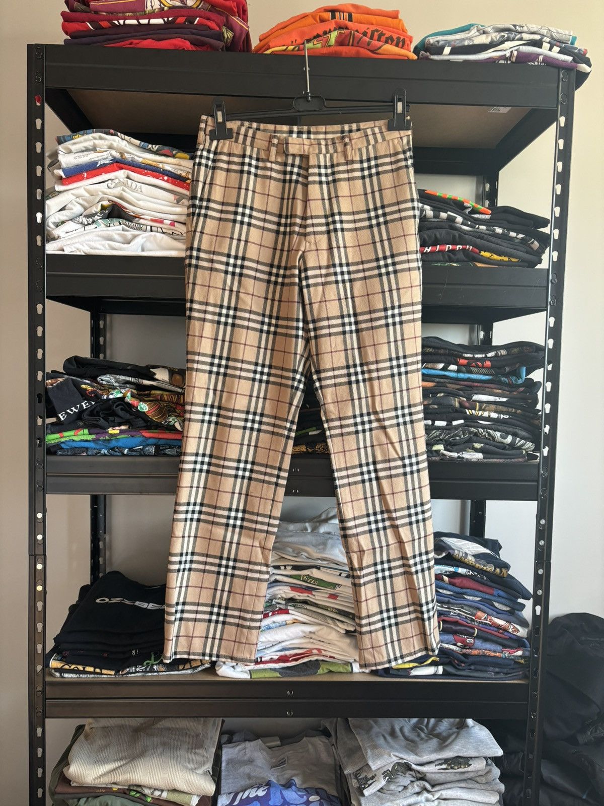 Vintage Burberry Black Label Nova Check Pants Rare