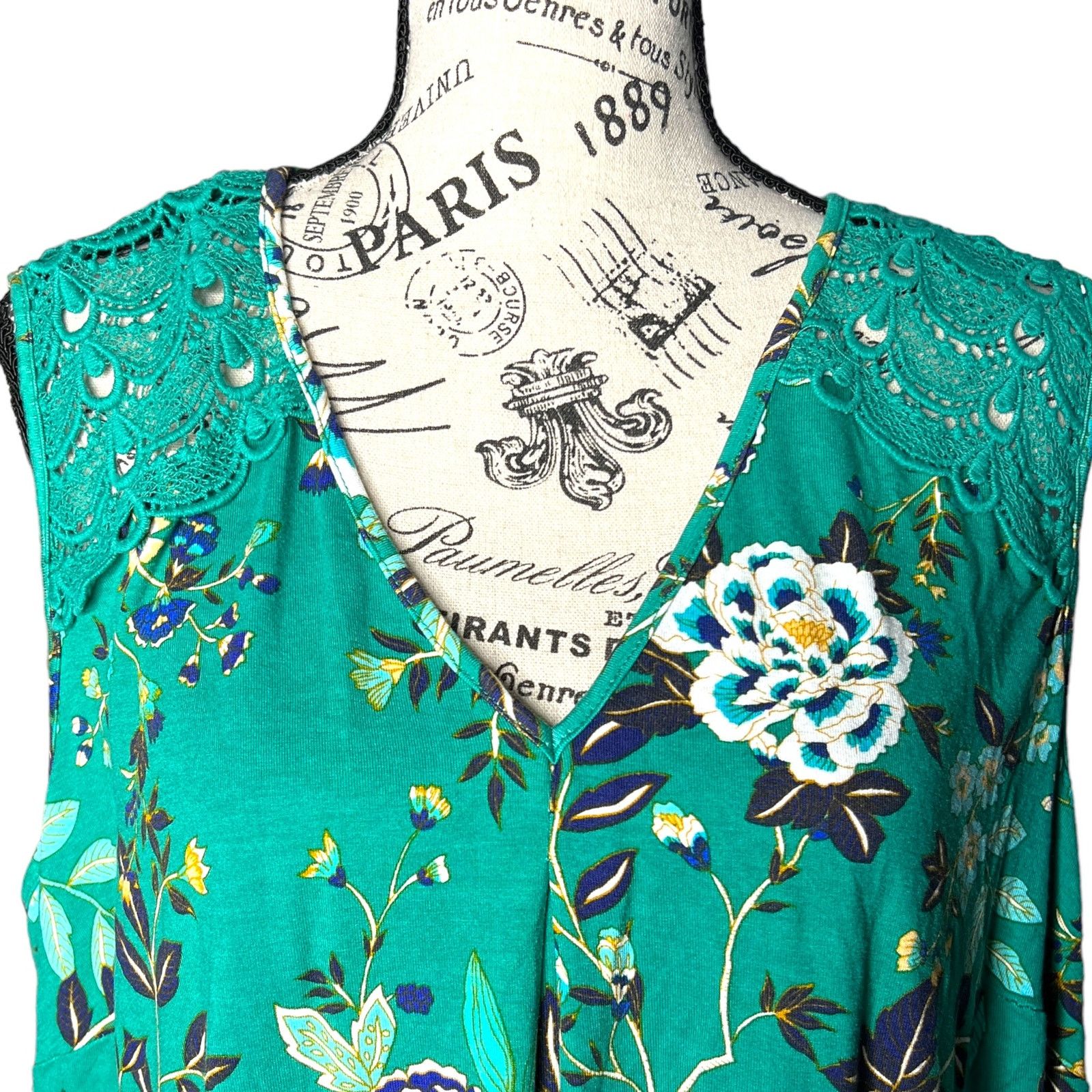 Other Fantine Crochet Detail Knit Top - Stitch Fix Open Back Size XXL / US 16-18 / IT 52-54 - 12 Thumbnail