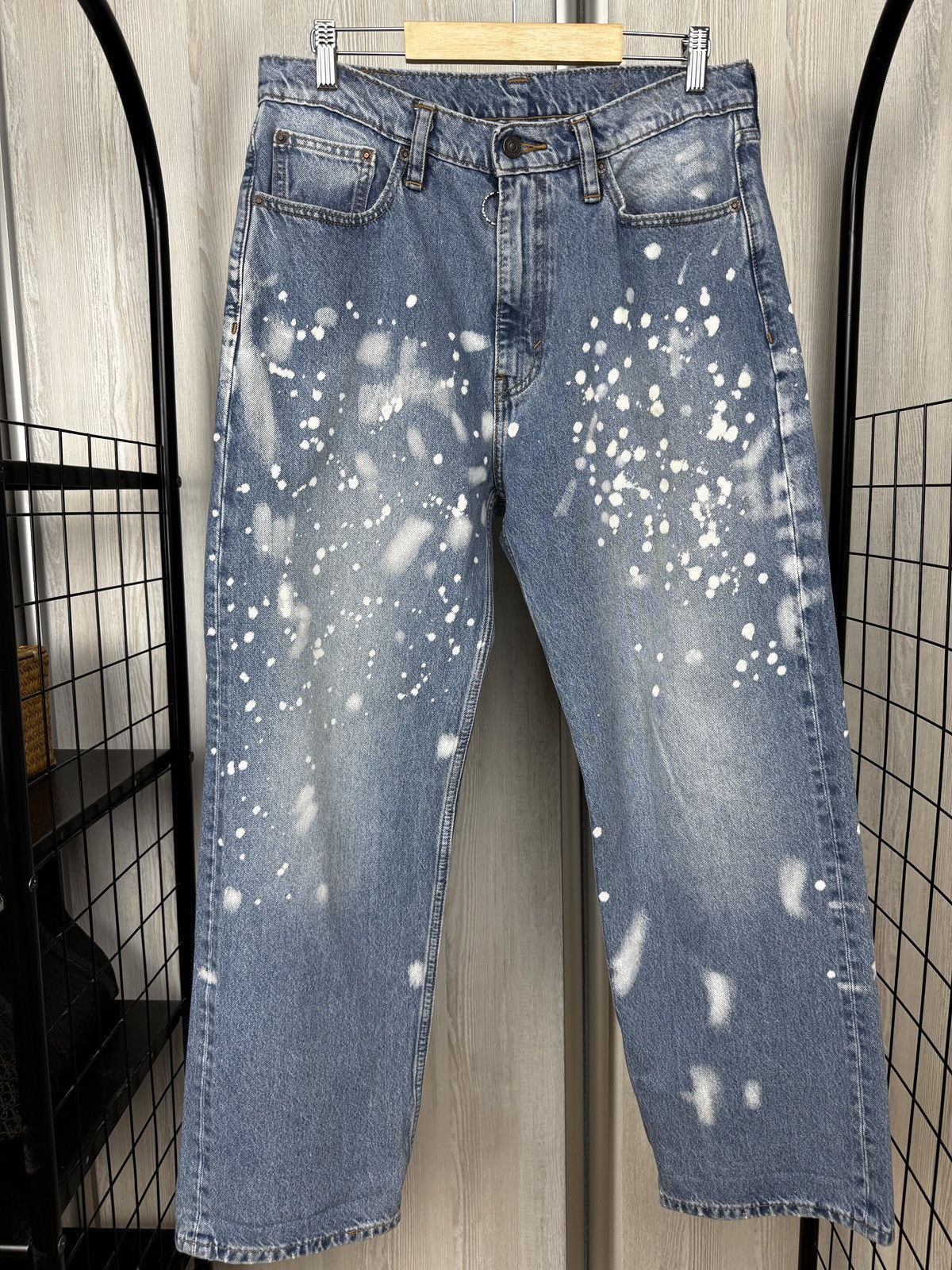 Levi's Levis 510 Strong Skateboarding Baggy fit jeans painted denim Size US 32 / EU 48 - 3 Thumbnail