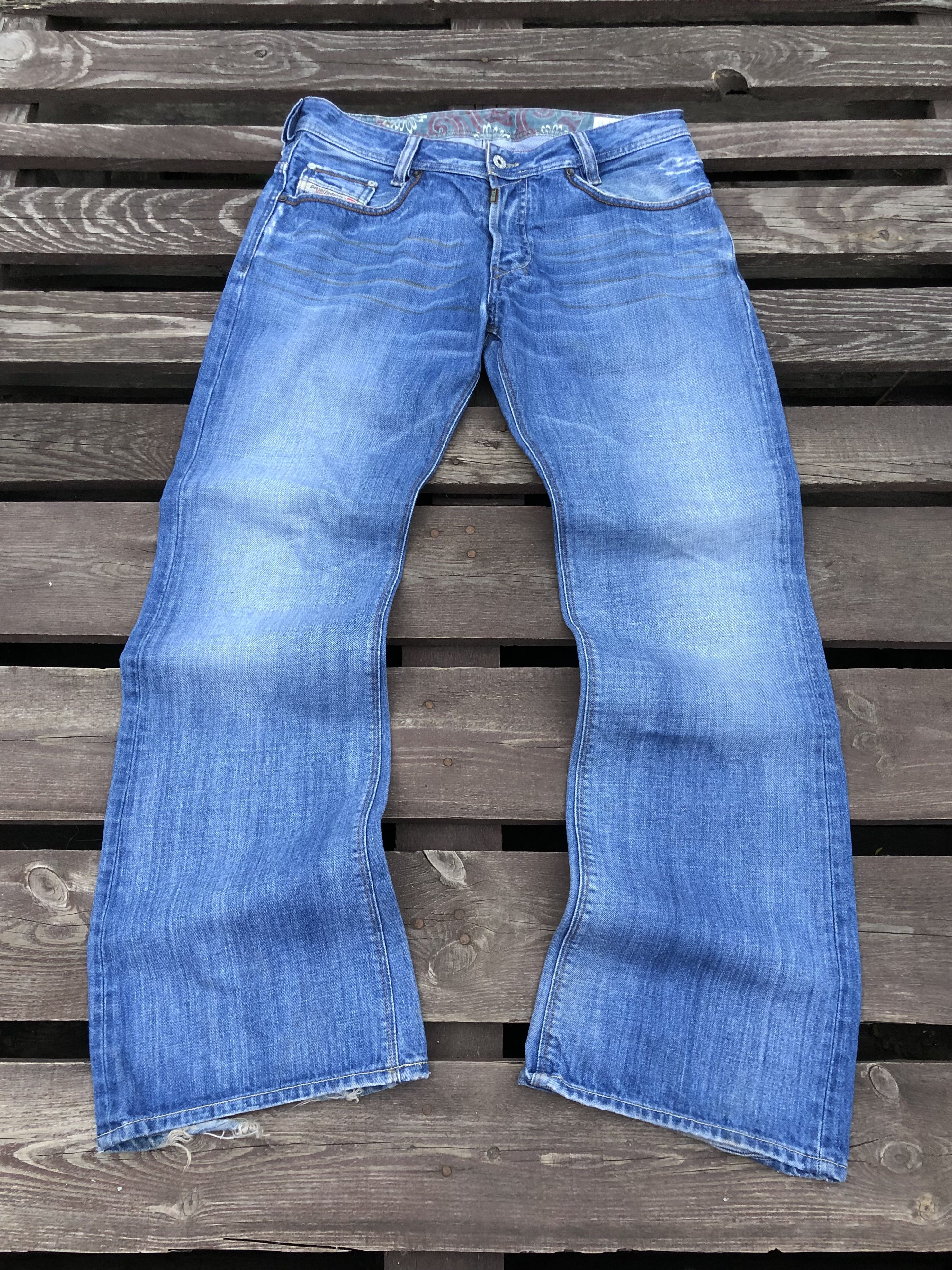 Y2K Diesel wide faded denim pants