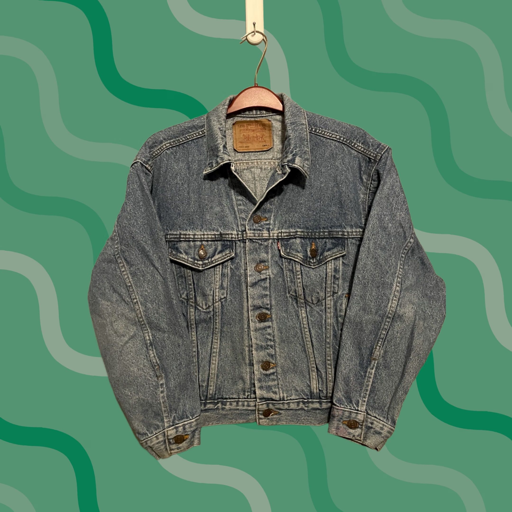 Levi's × Stussy Stussy x Levi's Dyed Jacquard Trucker Jacket | Grailed