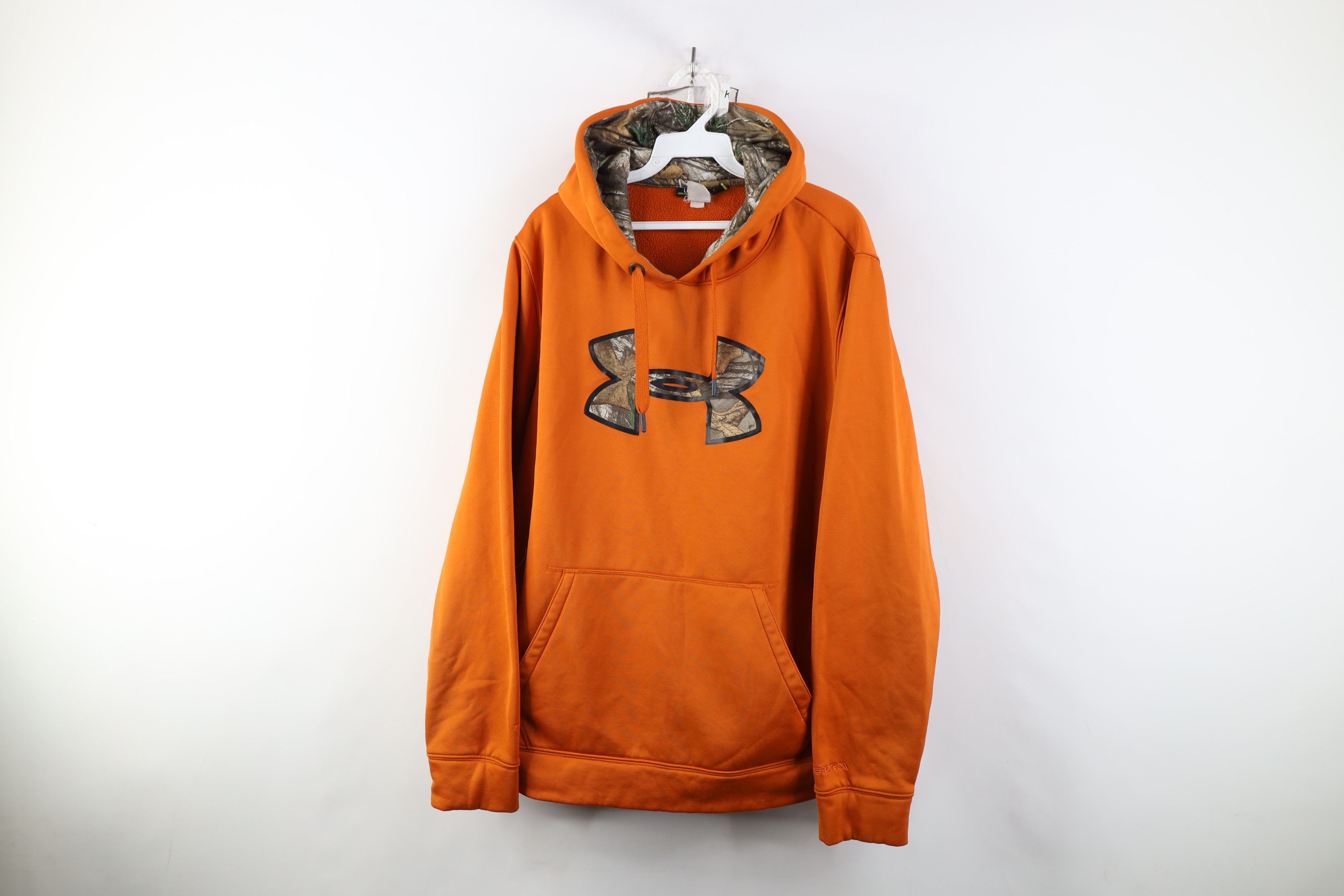 Under Armour Under Armour Storm Logo Camouflage Hoodie Sweatshirt Orange Size US L / EU 52-54 / 3 - 1 Thumbnail