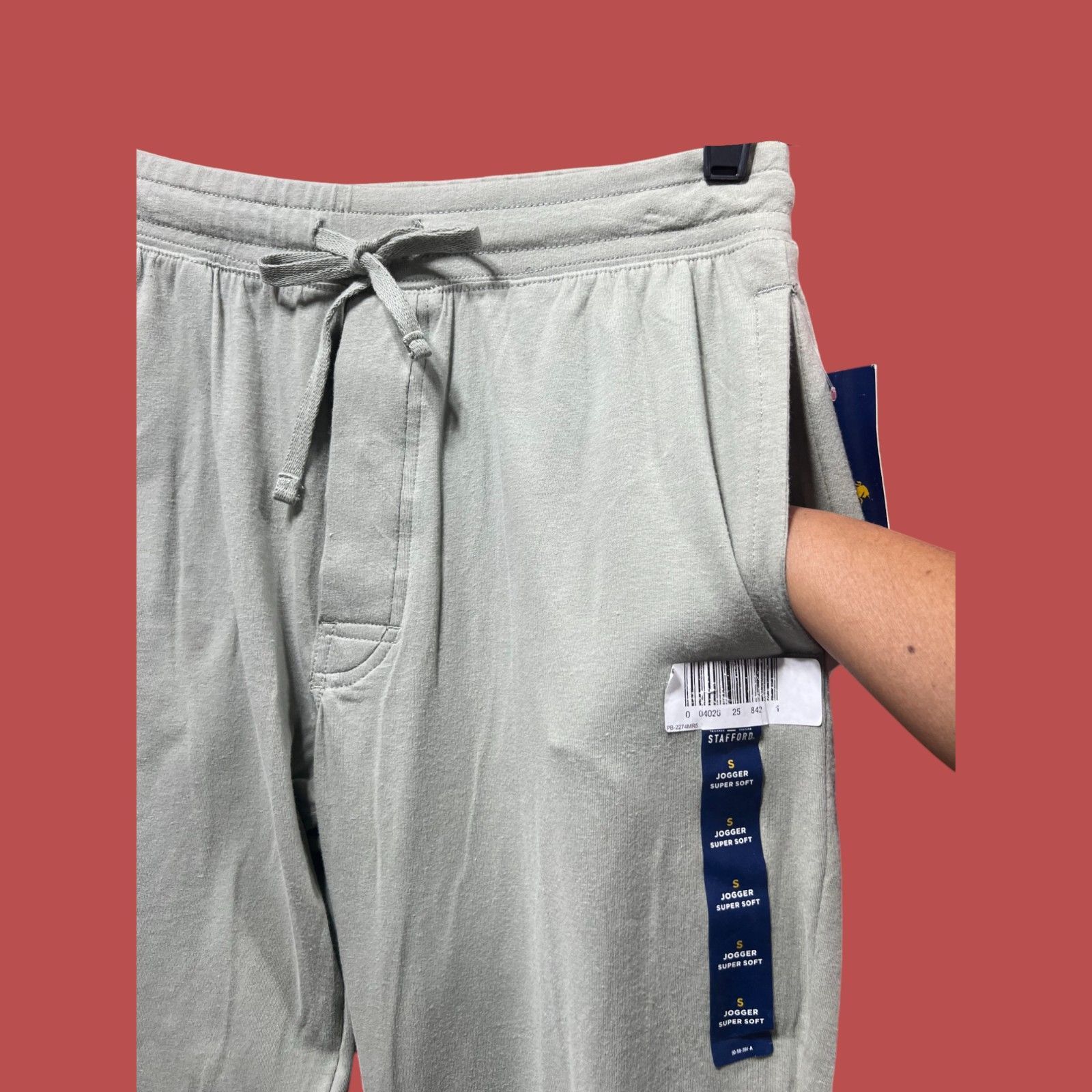 Other Stanford - Men's Super Soft Sleep Jogger Pants - Light Green Size ONE SIZE - 10 Thumbnail