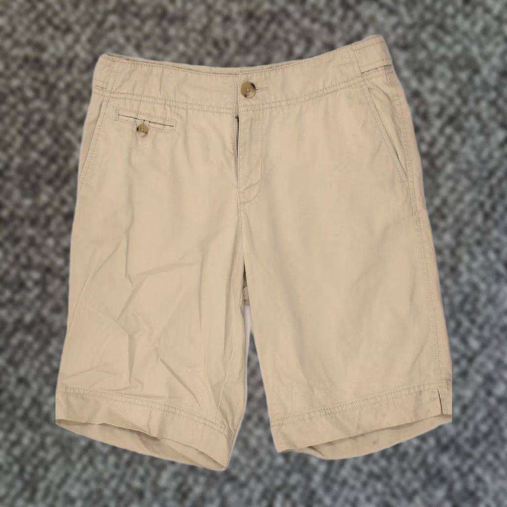 Eddie Bauer EDDIE BAUER Womens Chino Shorts Beige Cotton XS W30 US 2 Size 26" / US 2 / IT 38 - 1 Thumbnail