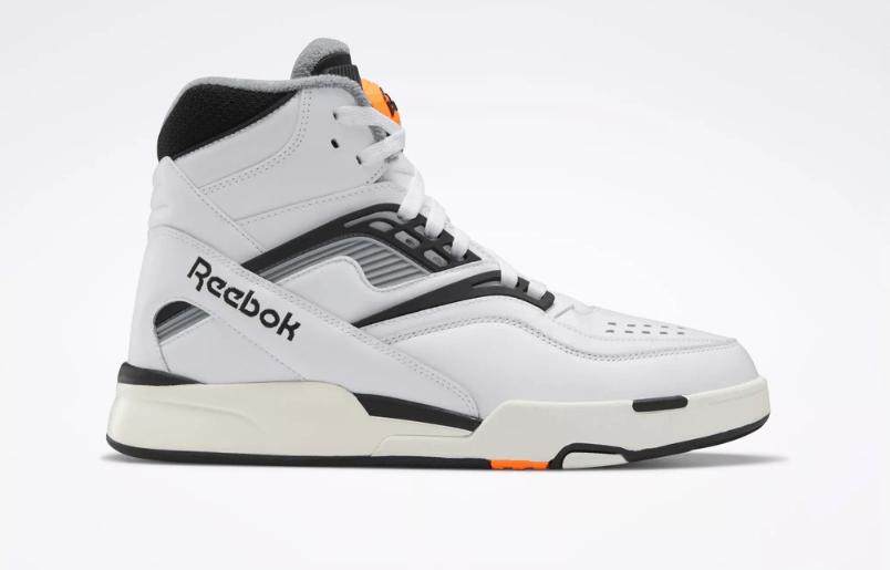 image of Reebok Pump Tz Twilight Zone Dominique Wilkins Shoes in Black White Orange, Men's (Size 8)