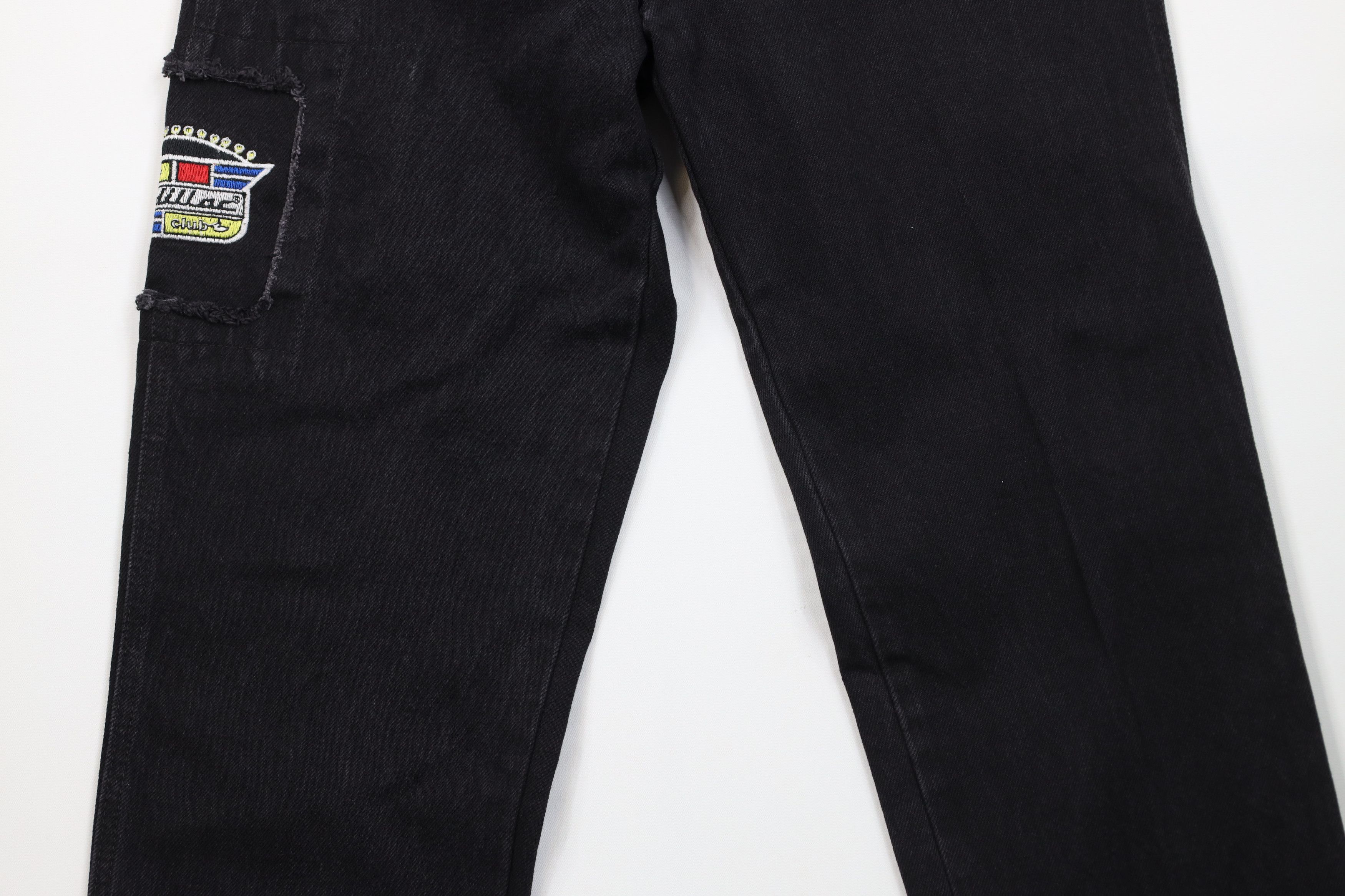 Cadillac Deadstock Vintage 90s Cadillac Car Straight Leg Jeans USA Size US 32 / EU 48 - 3 Thumbnail