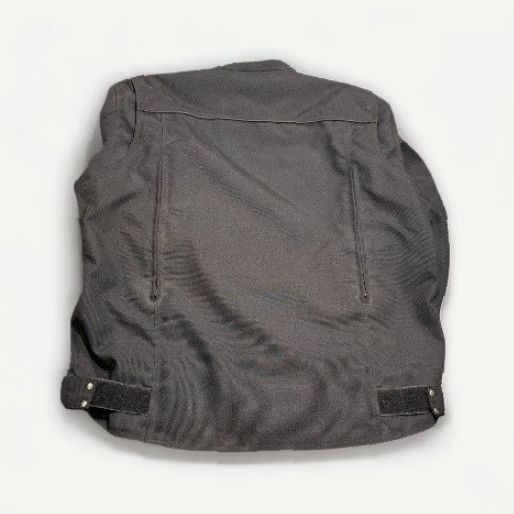 Vintage Street & Steel Jacket Black L Adult Regular Regular Size Large Men Cycling Riding Motorcycle Wind-Resistant Zip Band Collar Logo Canvas Cotton Size US L / EU 52-54 / 3 - 6 Thumbnail