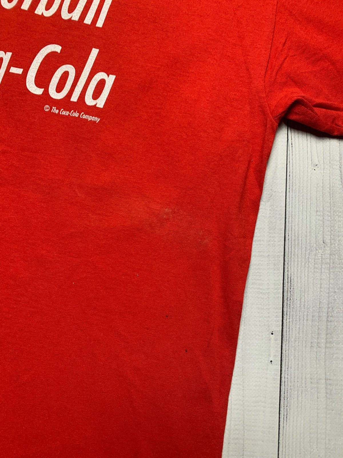 Coca Cola × Vintage Vintage Coca-Cola tee big logo rare vintage tee L Size US L / EU 52-54 / 3 - 3 Thumbnail