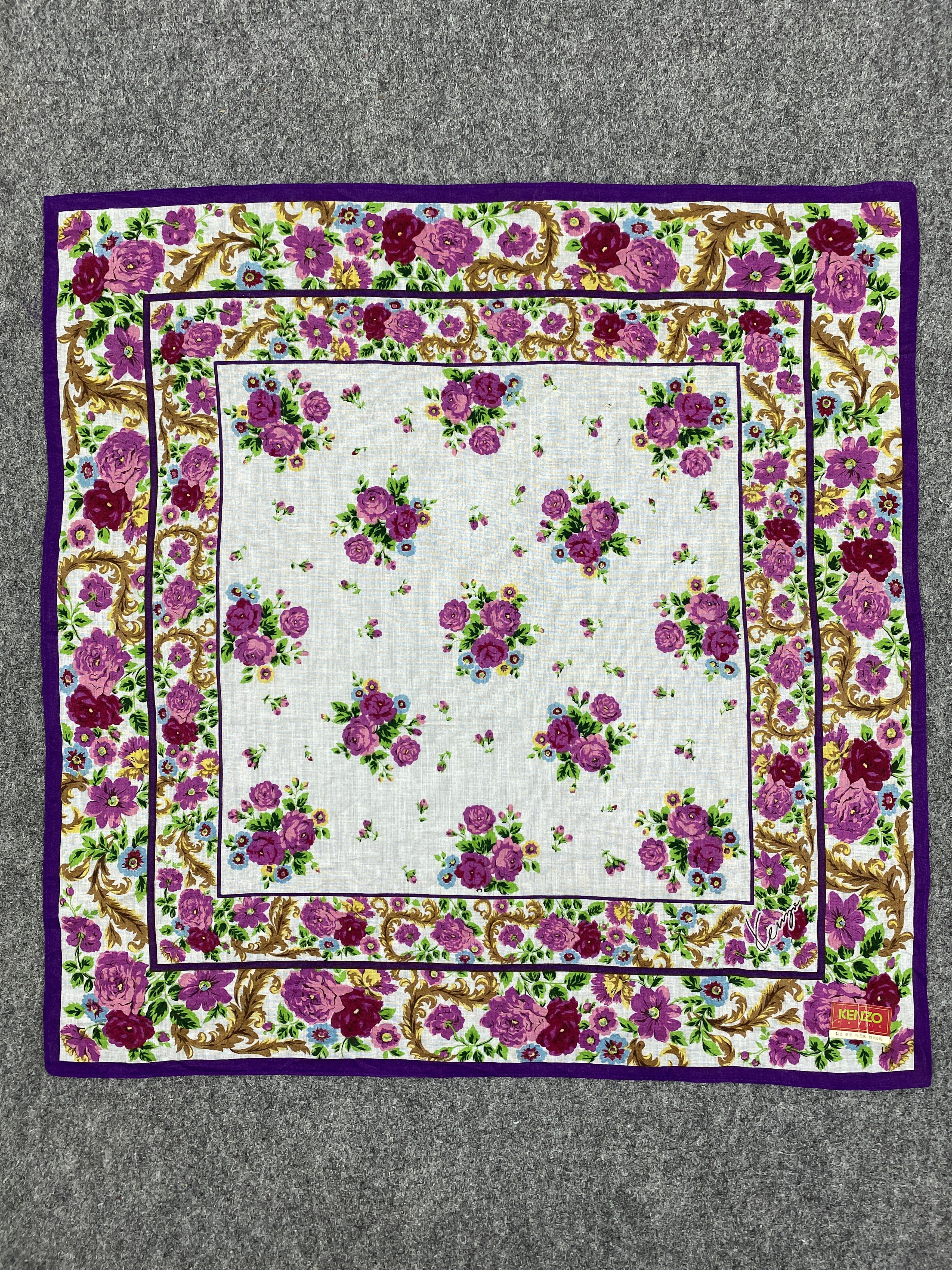 Kenzo Kenzo Handkerchief / Neckerchief / Bandana HKC0602 Size ONE SIZE - 4 Thumbnail