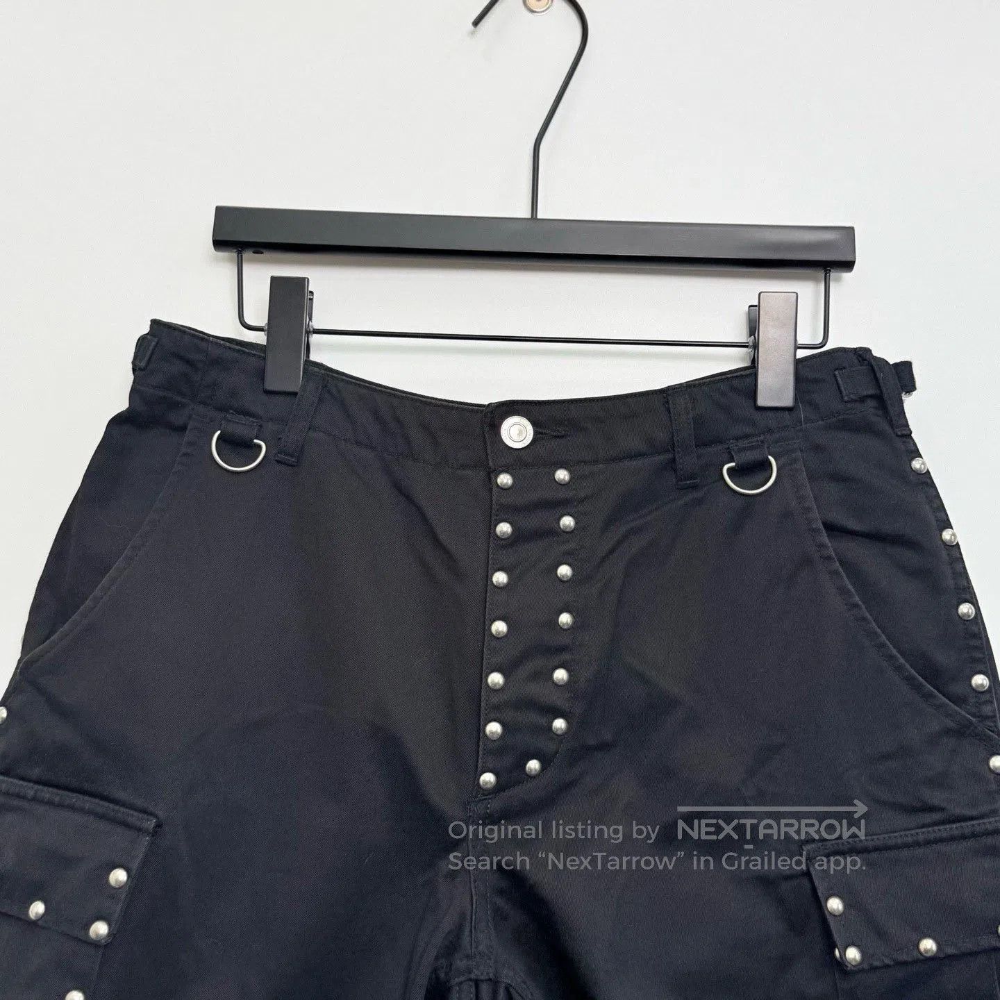Saint Laurent Paris Saint Laurent 16SS Rivet Cargo Shorts. Size US 30 / EU 46 - 2 Thumbnail