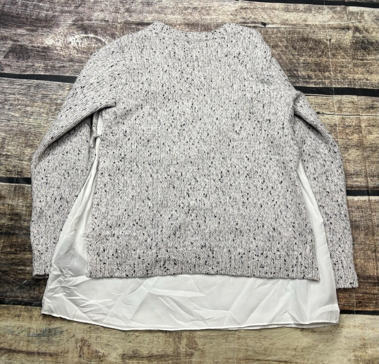 Club Monaco Club Monaco Sweater Womens XS Wool Blend Twofer Confetti Size XS / US 0-2 / IT 36-38 - 3 Thumbnail