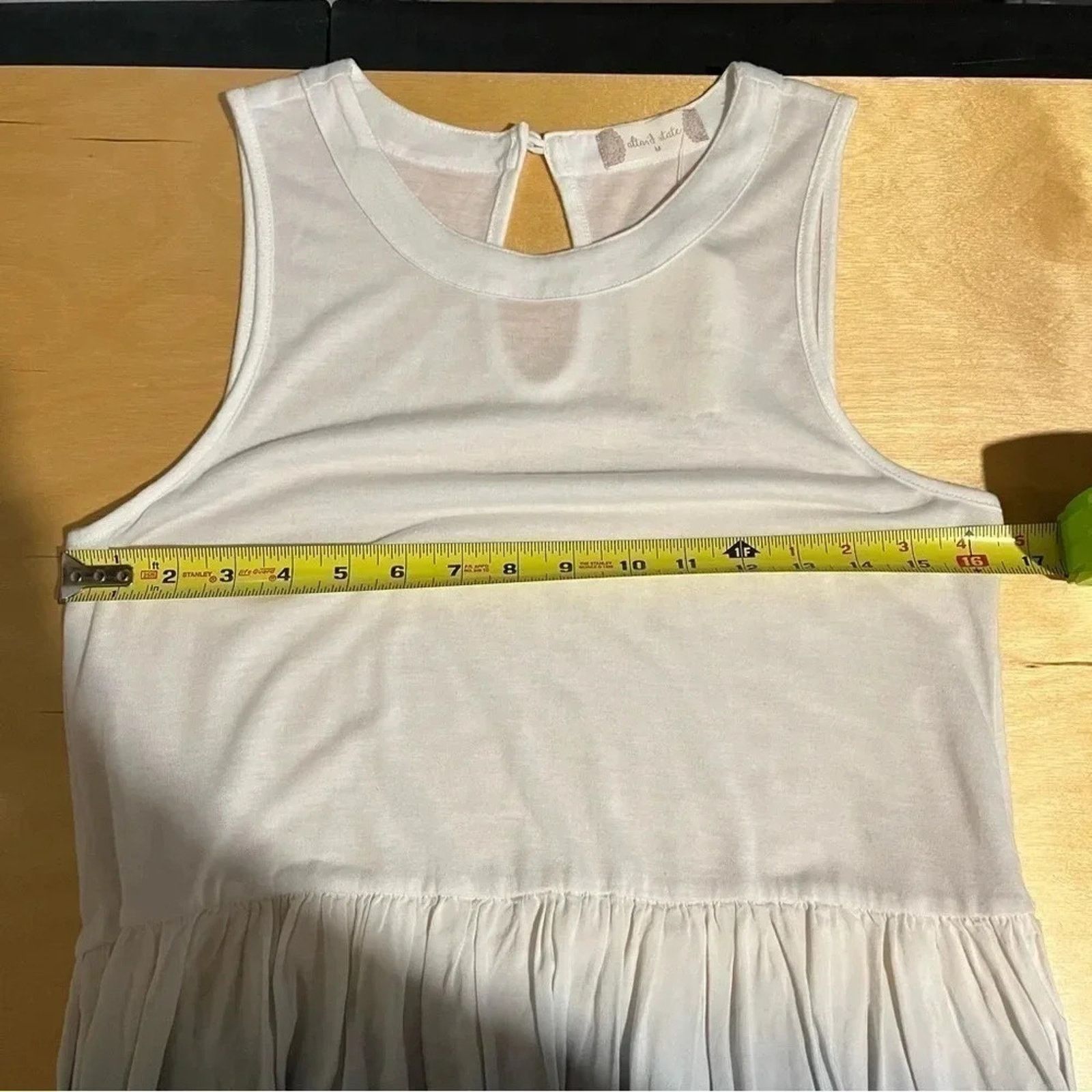 Other Altar'd State NWT White Blue Stormy Weather Tank Top Sz M Size M / US 6-8 / IT 42-44 - 7 Thumbnail