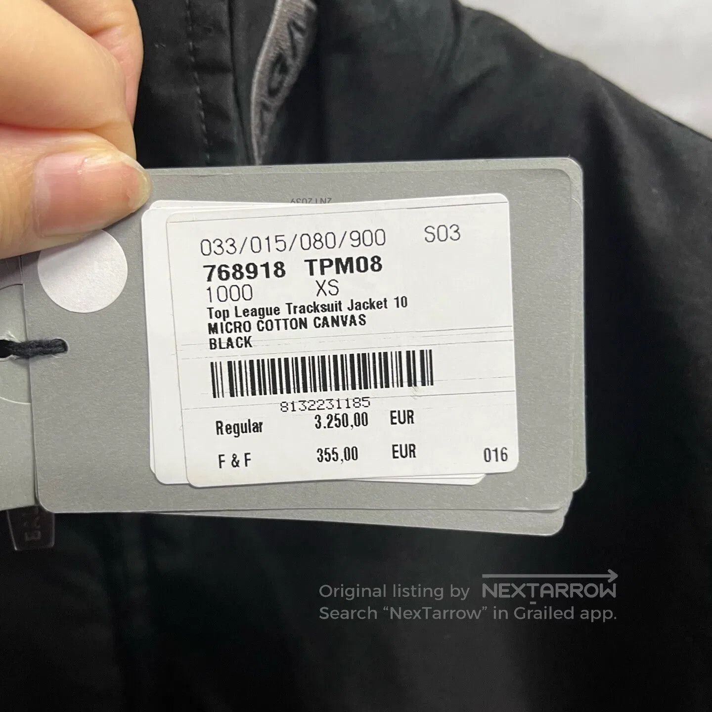 Balenciaga Balenciaga Black letter logo printed stand-up collar jacke Size US M / EU 48-50 / 2 - 4 Thumbnail