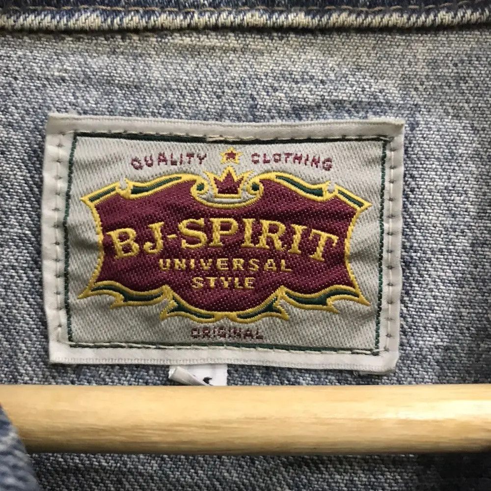 Japanese Brand Bj Spirit Trucker Denim Jacket Size US M / EU 48-50 / 2 - 5 Thumbnail