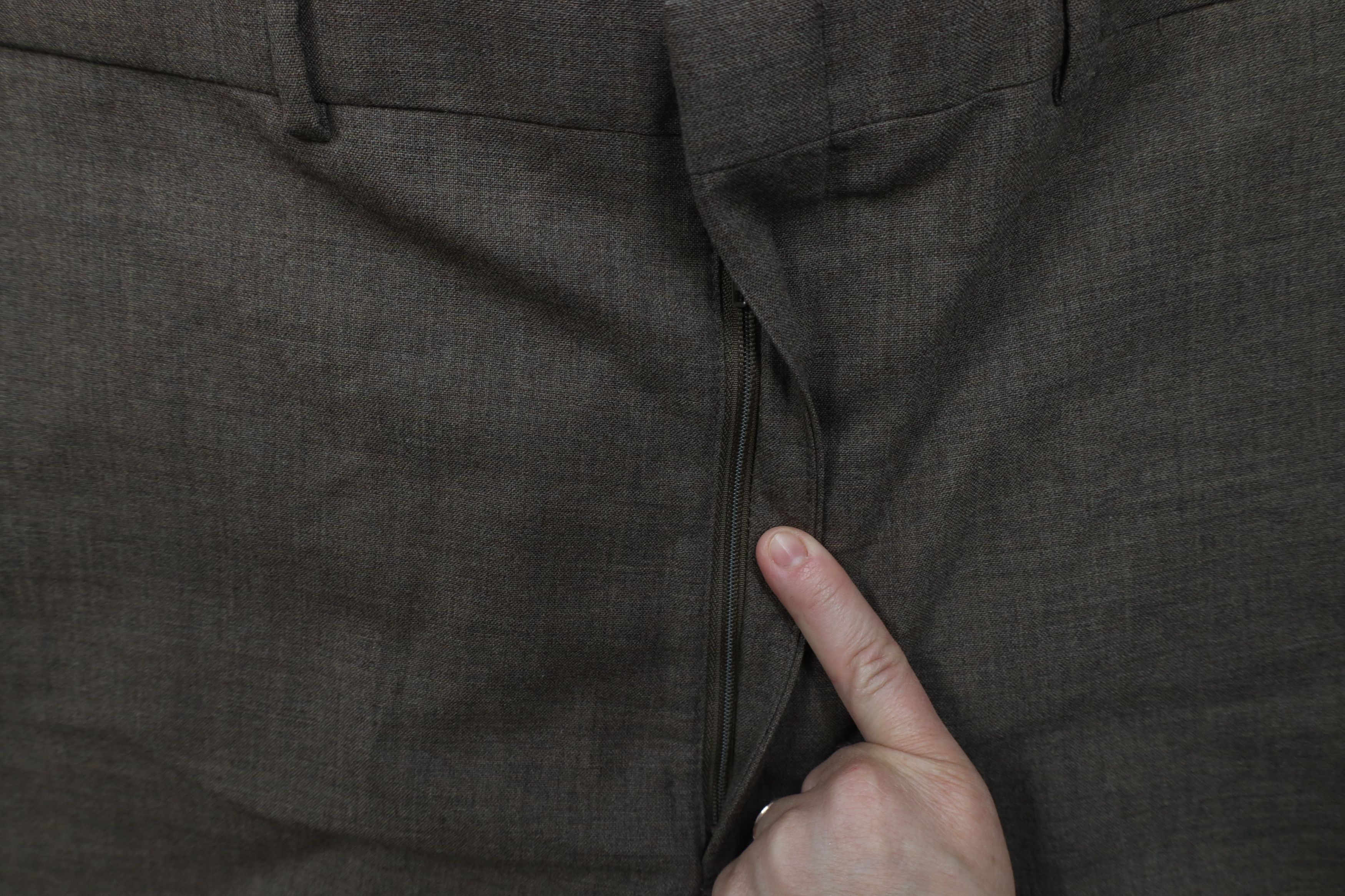 Lands' End × Vintage Vintage 90s Lands End Leg Chino Pants Trousers Brown USA Size US 36 / EU 52 - 6 Thumbnail