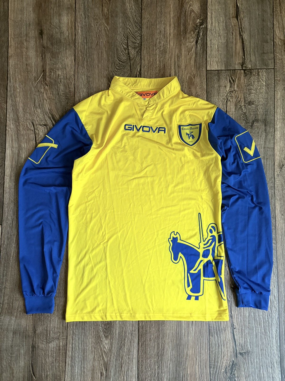 Vintage 2013/2014 Chievo Verona Home Football Soccer Long Sleeve Size US M / EU 48-50 / 2 - 1 Thumbnail
