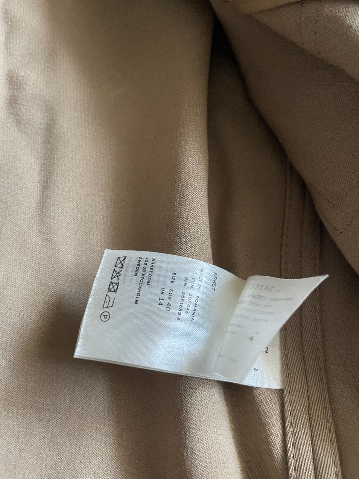 Arket Arket coat trench jacket old money luxury wool twill sweden Size M / US 6-8 / IT 42-44 - 3 Thumbnail