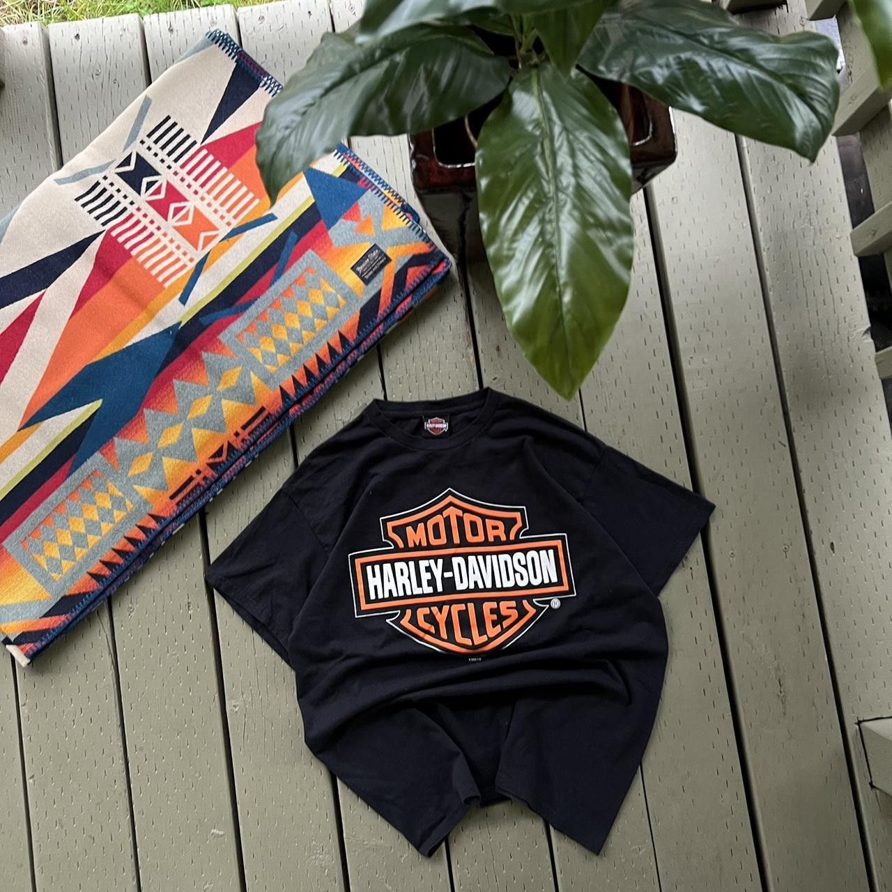 Harley Davidson × Vintage Vintage Harley Davidson T Shirt Size US M / EU 48-50 / 2 - 1 Thumbnail