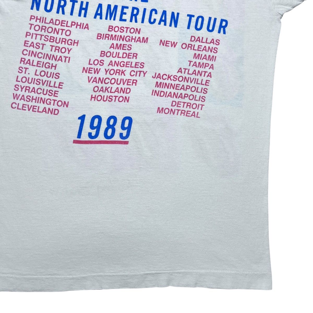 Band Tees Vintage 1989 The Rolling Stones Steel Wheels Tour Band Tee Size US M / EU 48-50 / 2 - 13 Thumbnail